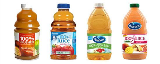 100 fruit  juice category