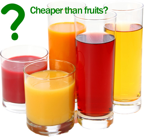 fruit juice price