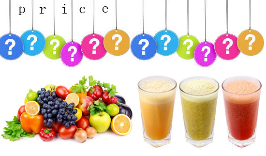 price compare of fruit and fruit juice