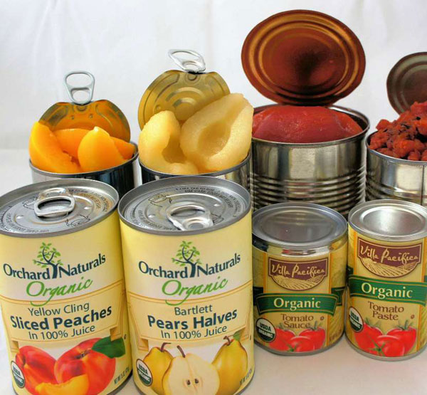 canned fruits