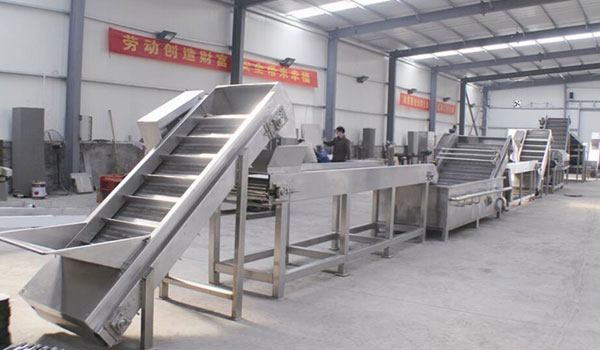 orange juice processing line